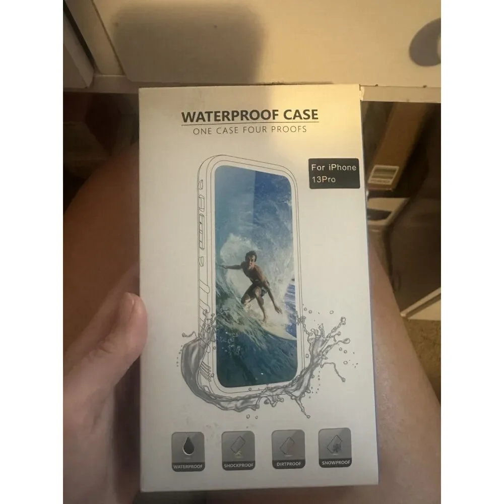 Cozycase for iPhone 13 Pro Waterproof Case Full Body Heavy Duty Black
